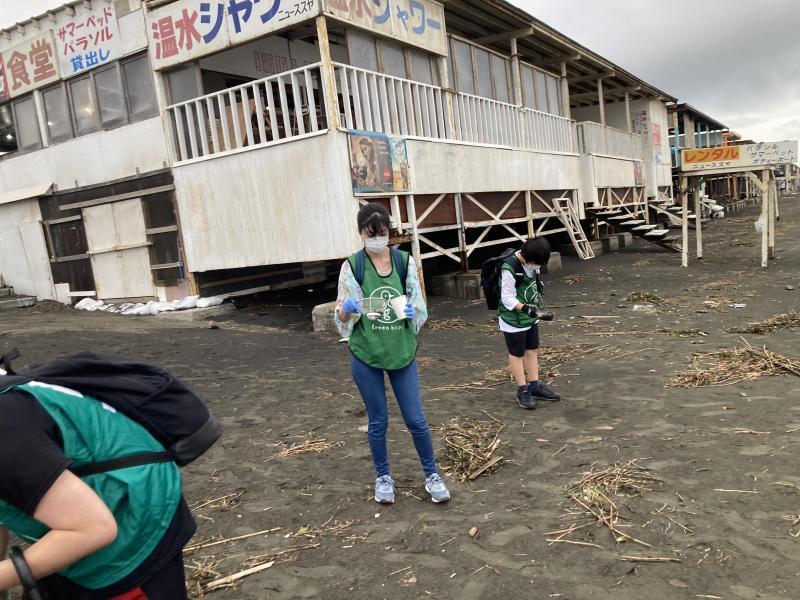 湘南！江ノ島片瀬西浜海岸サンセットビーチクリーン！画像