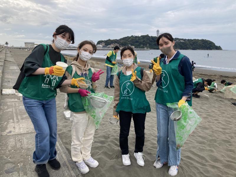 湘南！江ノ島片瀬西浜海岸ビーチクリーン！画像