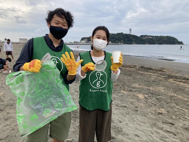 湘南！江ノ島片瀬西浜海岸ビーチクリーン！画像