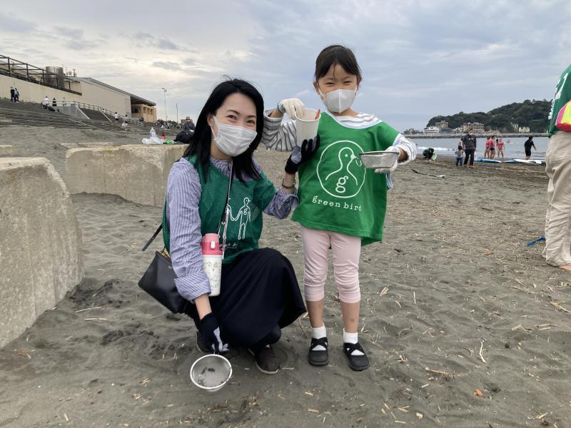 湘南！江ノ島片瀬西浜海岸ビーチクリーン！画像