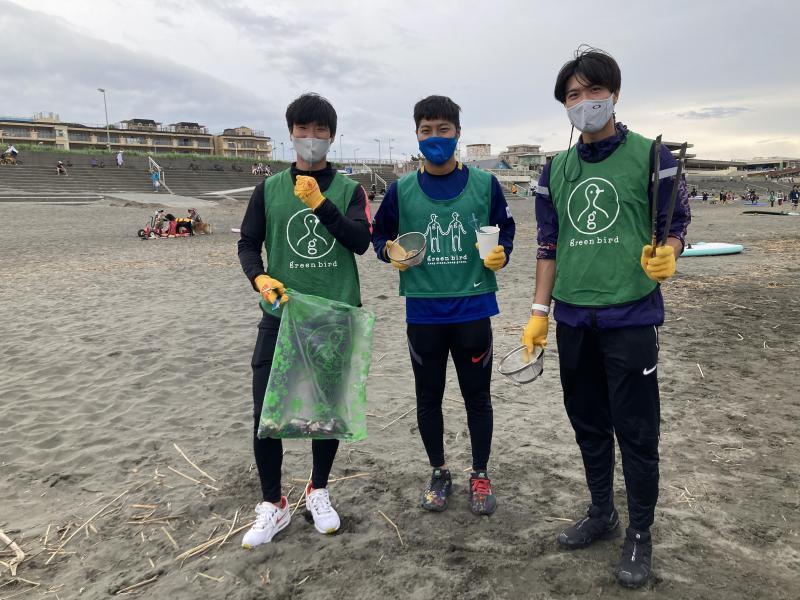 湘南！江ノ島片瀬西浜海岸ビーチクリーン！画像