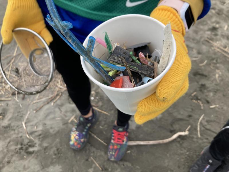 湘南！江ノ島片瀬西浜海岸ビーチクリーン！画像