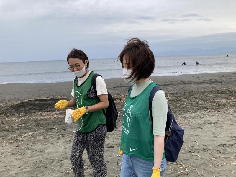 湘南！江ノ島片瀬西浜海岸ビーチクリーン！画像