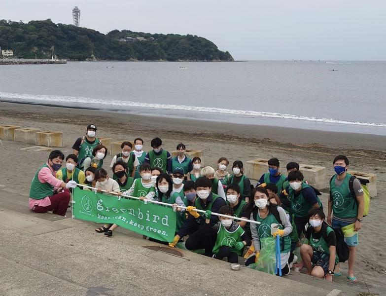 湘南！江ノ島片瀬西浜海岸ビーチクリーン！画像
