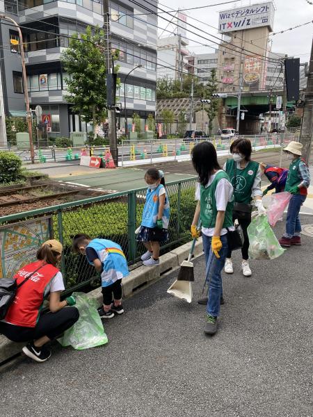 ゴミ拾いとぼんごのおにぎり画像