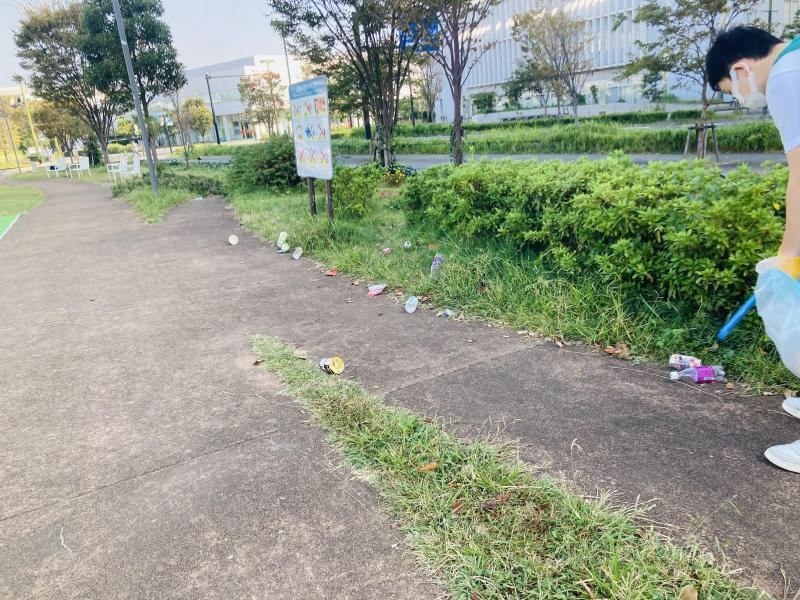 辻堂駅！神台公園街ゴミ拾い！画像