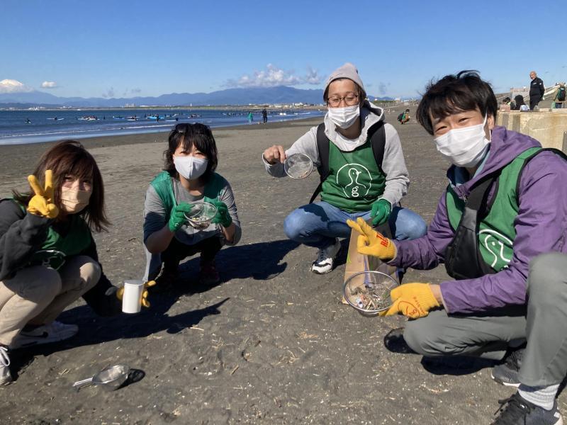 湘南！江の島片瀬西浜海岸ビーチクリーン！画像