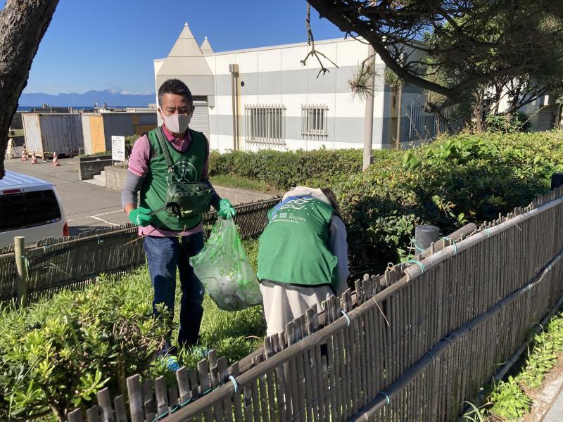 湘南！江の島片瀬西浜海岸ビーチクリーン！画像
