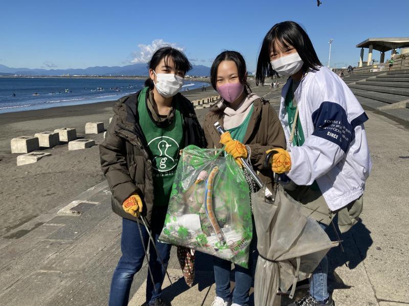 湘南！江の島片瀬西浜海岸ビーチクリーン！画像