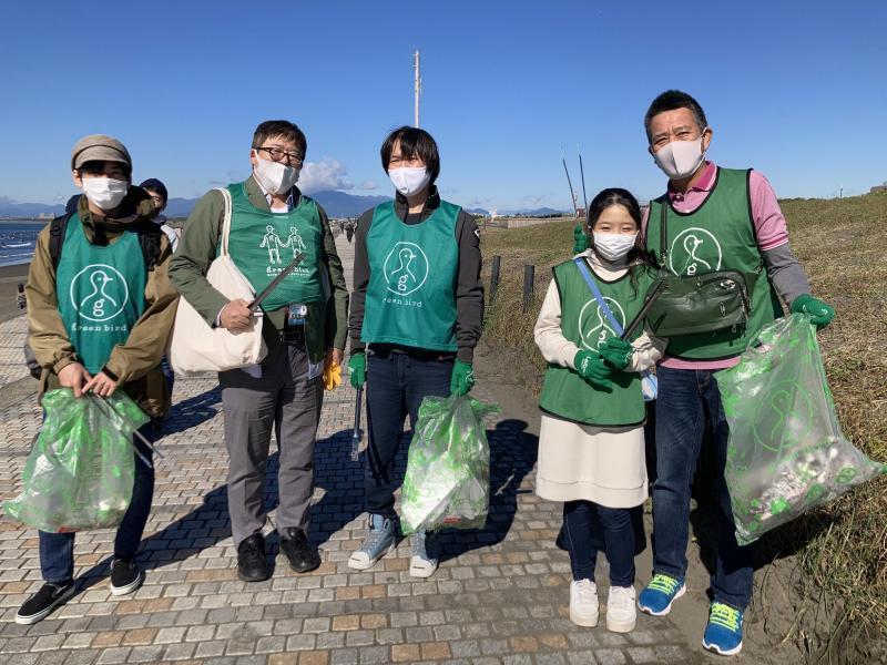 湘南！江の島片瀬西浜海岸ビーチクリーン！画像
