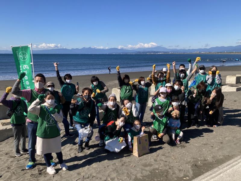 湘南！江の島片瀬西浜海岸ビーチクリーン！画像