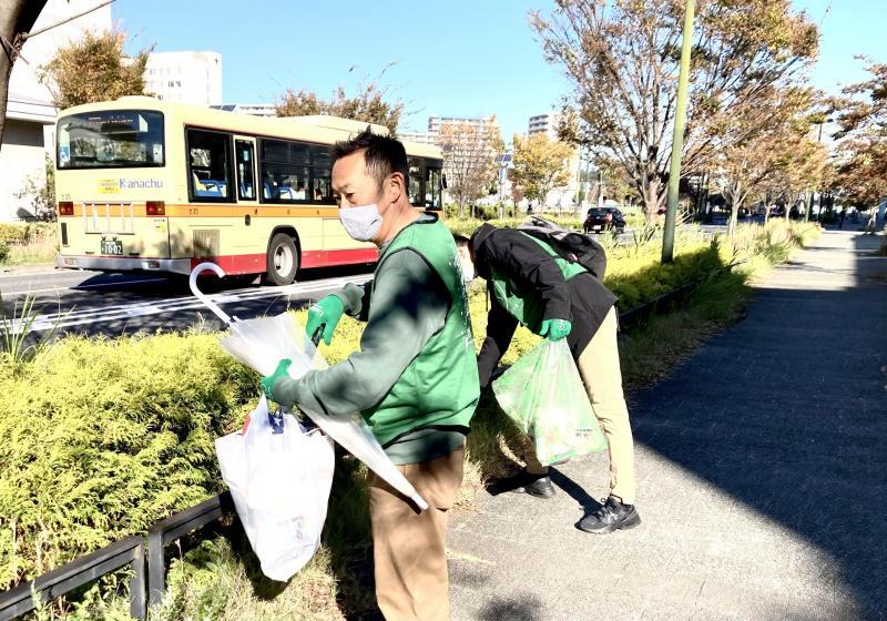 辻堂駅！神台公園街ゴミ拾い！画像