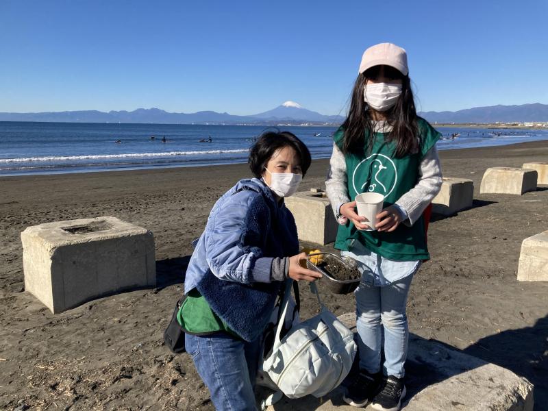 湘南！江ノ島片瀬西浜海岸ビーチクリーン！画像