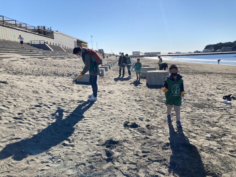 湘南！江ノ島片瀬西浜海岸ビーチクリーン！画像
