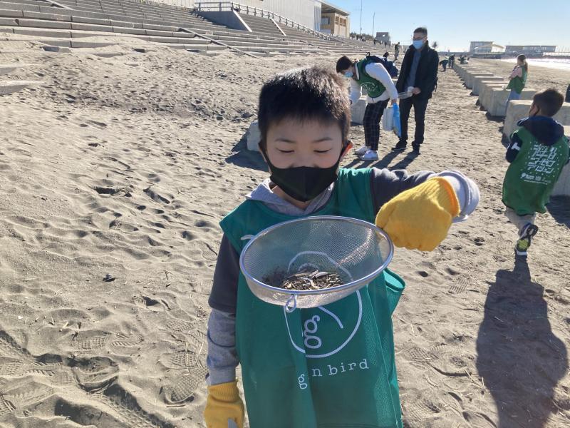 湘南！江ノ島片瀬西浜海岸ビーチクリーン！画像