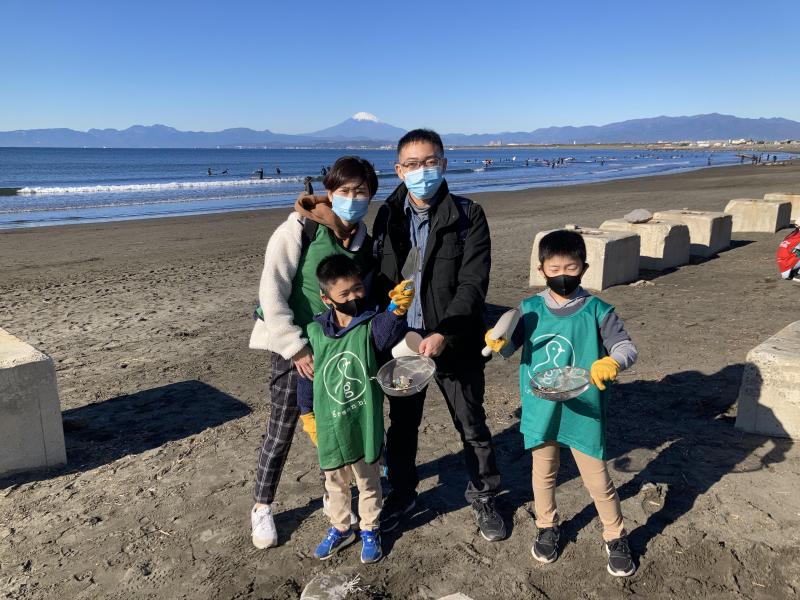 湘南！江ノ島片瀬西浜海岸ビーチクリーン！画像