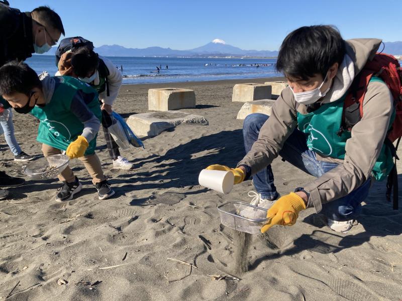 湘南！江ノ島片瀬西浜海岸ビーチクリーン！画像