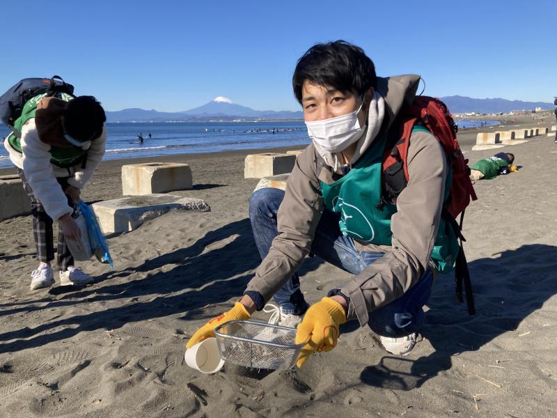 湘南！江ノ島片瀬西浜海岸ビーチクリーン！画像