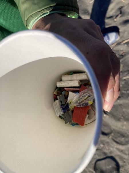 湘南！江ノ島片瀬西浜海岸ビーチクリーン！画像