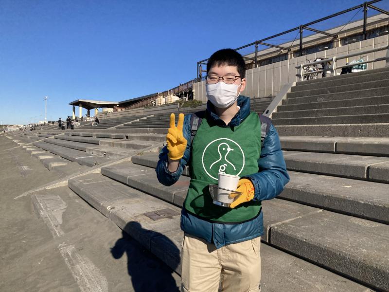 湘南！江ノ島片瀬西浜海岸ビーチクリーン！画像