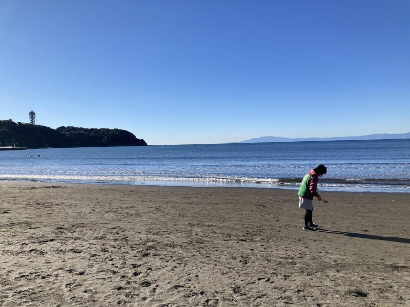 湘南！江ノ島片瀬西浜海岸ビーチクリーン！画像