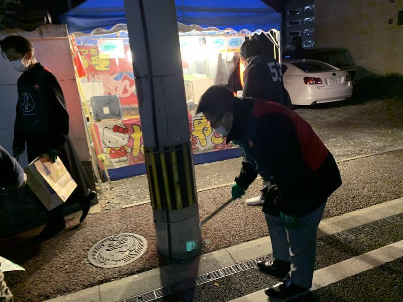 12/8(水)佐賀まちなか夜そうじ画像