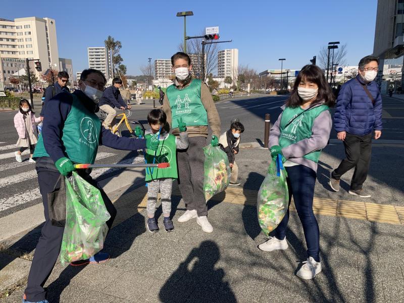 辻堂駅！街ゴミ拾い！画像