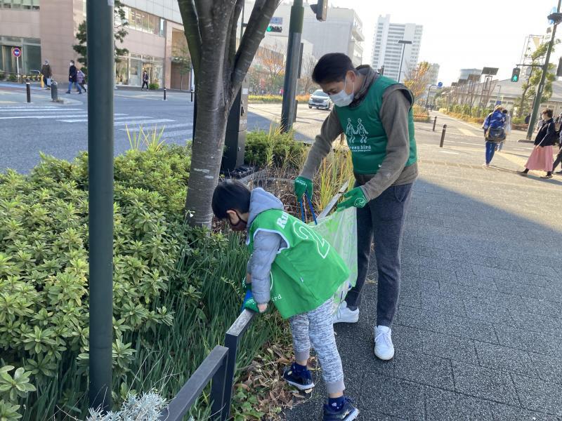 辻堂駅！街ゴミ拾い！画像