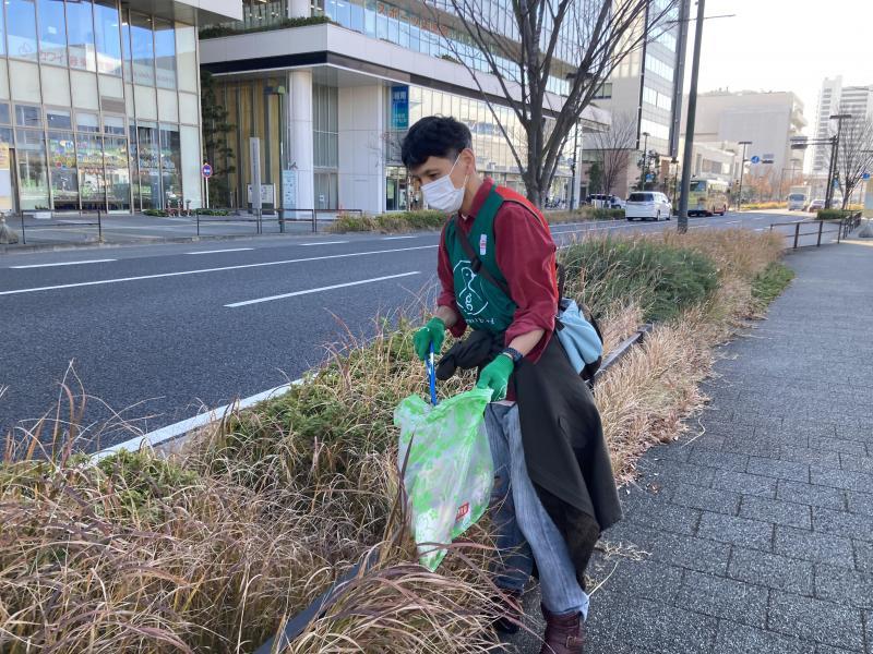 辻堂駅！街ゴミ拾い！画像