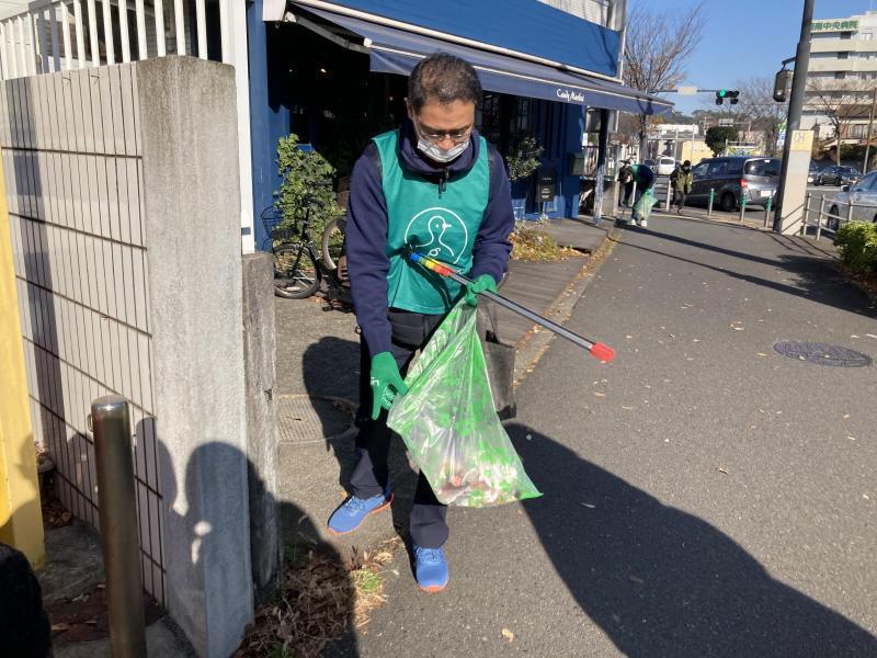 辻堂駅！街ゴミ拾い！画像