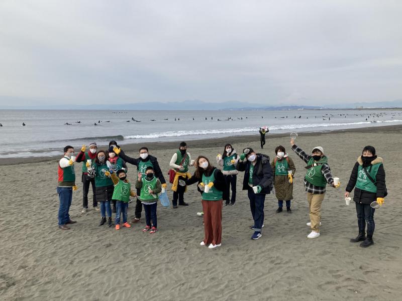 湘南！江ノ島片瀬西浜海岸ビーチクリーン！画像