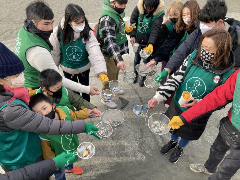 湘南！江ノ島片瀬西浜海岸ビーチクリーン！画像