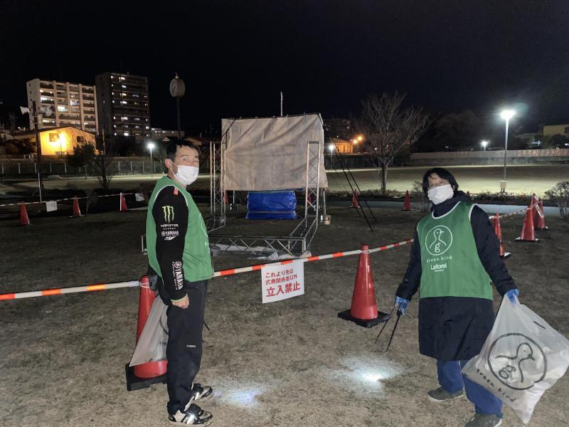 いつかコラボしたい！ゾロ像が来る公園で！画像