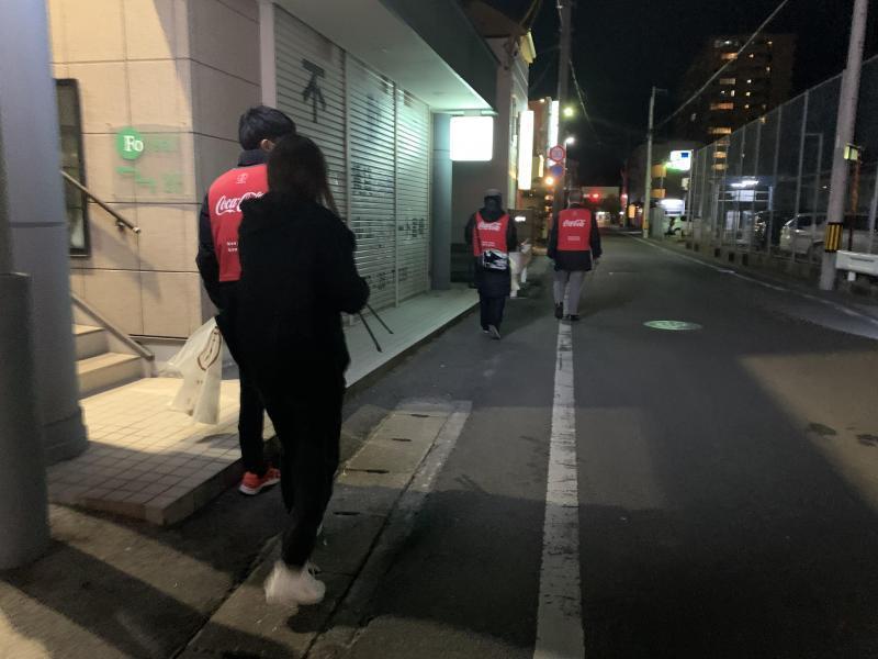 2/9(水)佐賀市まちなか夜そうじ画像