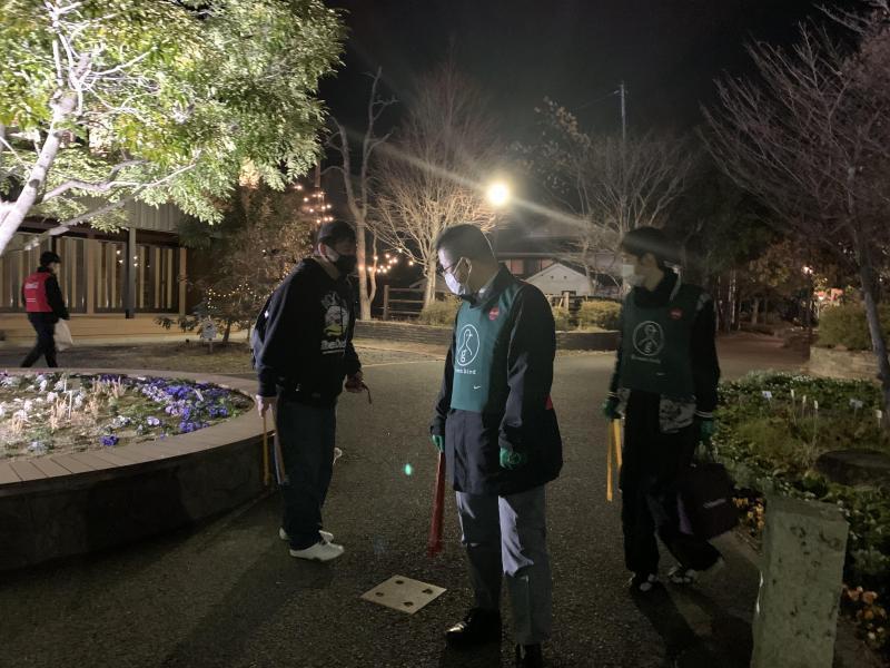 2/9(水)佐賀市まちなか夜そうじ画像