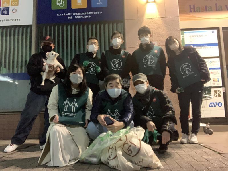 2/9(水)佐賀市まちなか夜そうじ画像