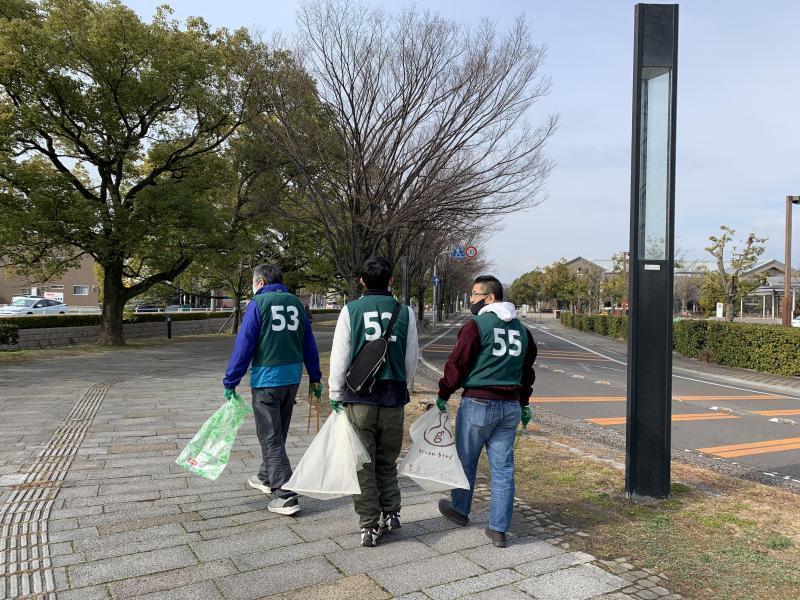 2/23パトランさんとランランコラボそうじ画像