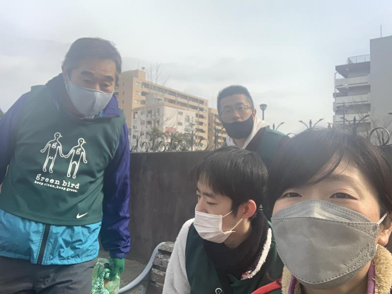 2/23パトランさんとランランコラボそうじ画像