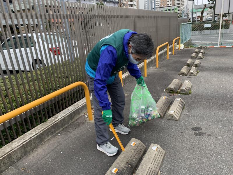 2/23パトランさんとランランコラボそうじ画像