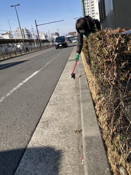 辻堂駅！街ゴミ拾い！画像