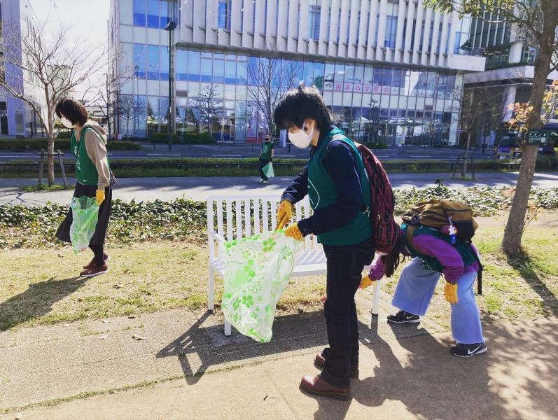 辻堂駅！街ゴミ拾い！画像