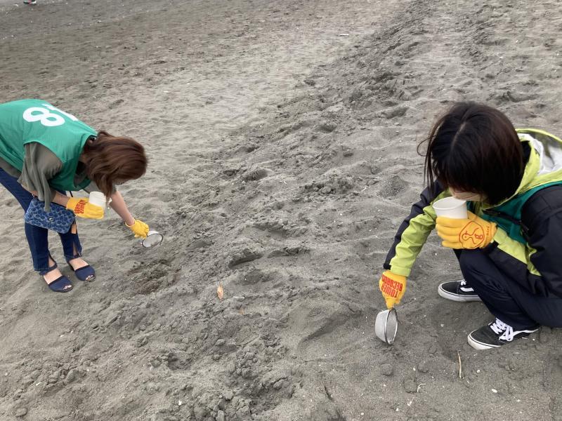 湘南！江の島片瀬西浜海岸ビーチクリーン！画像