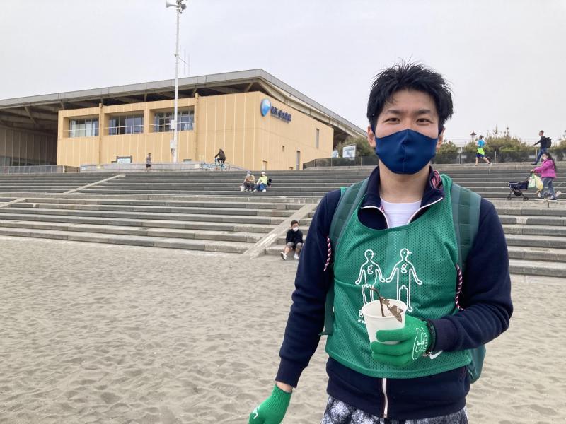 湘南！江の島片瀬西浜海岸ビーチクリーン！画像