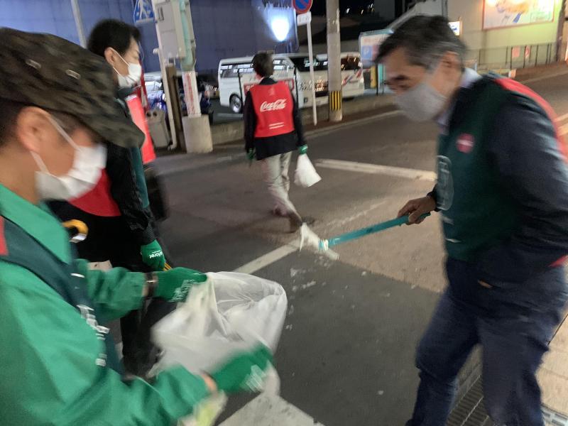 4/20(水)佐賀市まちなか夜そうじ画像