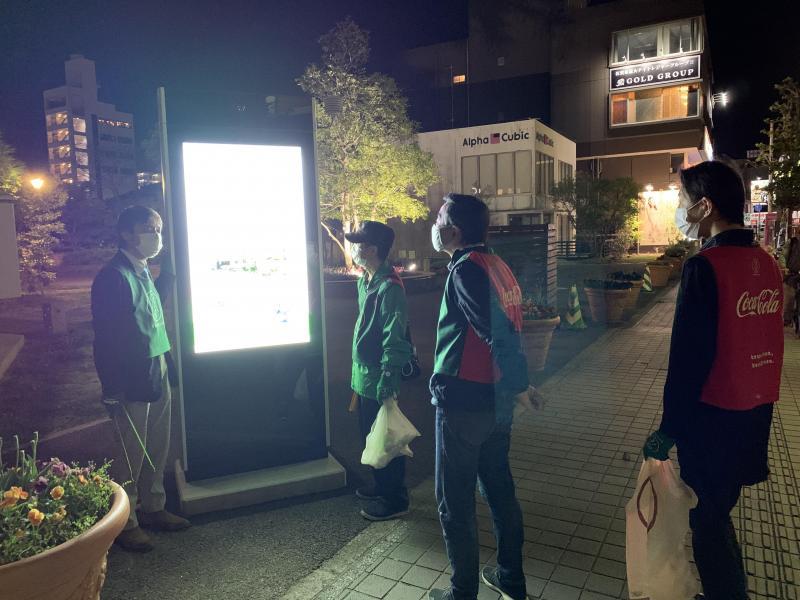 4/20(水)佐賀市まちなか夜そうじ画像