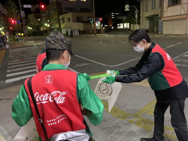 4/20(水)佐賀市まちなか夜そうじ画像