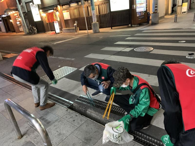 4/20(水)佐賀市まちなか夜そうじ画像