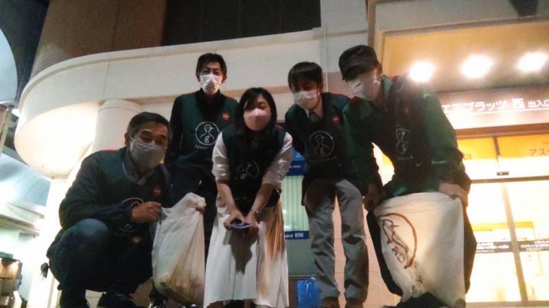 4/20(水)佐賀市まちなか夜そうじ画像