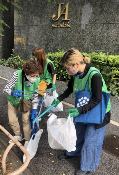 【代官山チーム】地域清掃_旧山手通り画像