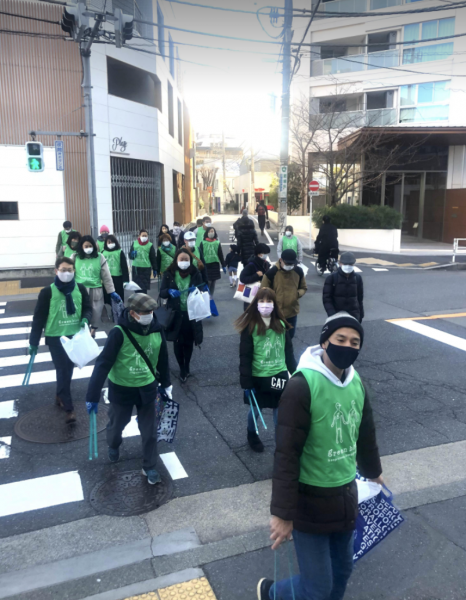 【代官山チーム】地域清掃_旧山手通り画像